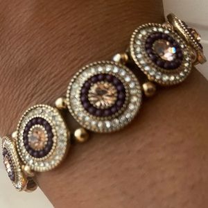 Francesca Disc Pave Bracelet